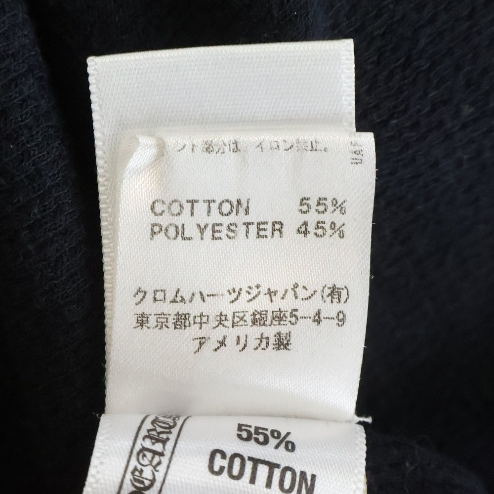 CHROME HEARTS(クロムハーツ) ホースシュー プリントサーマル クルーネック 長袖Tシャツ カットソー ブラック