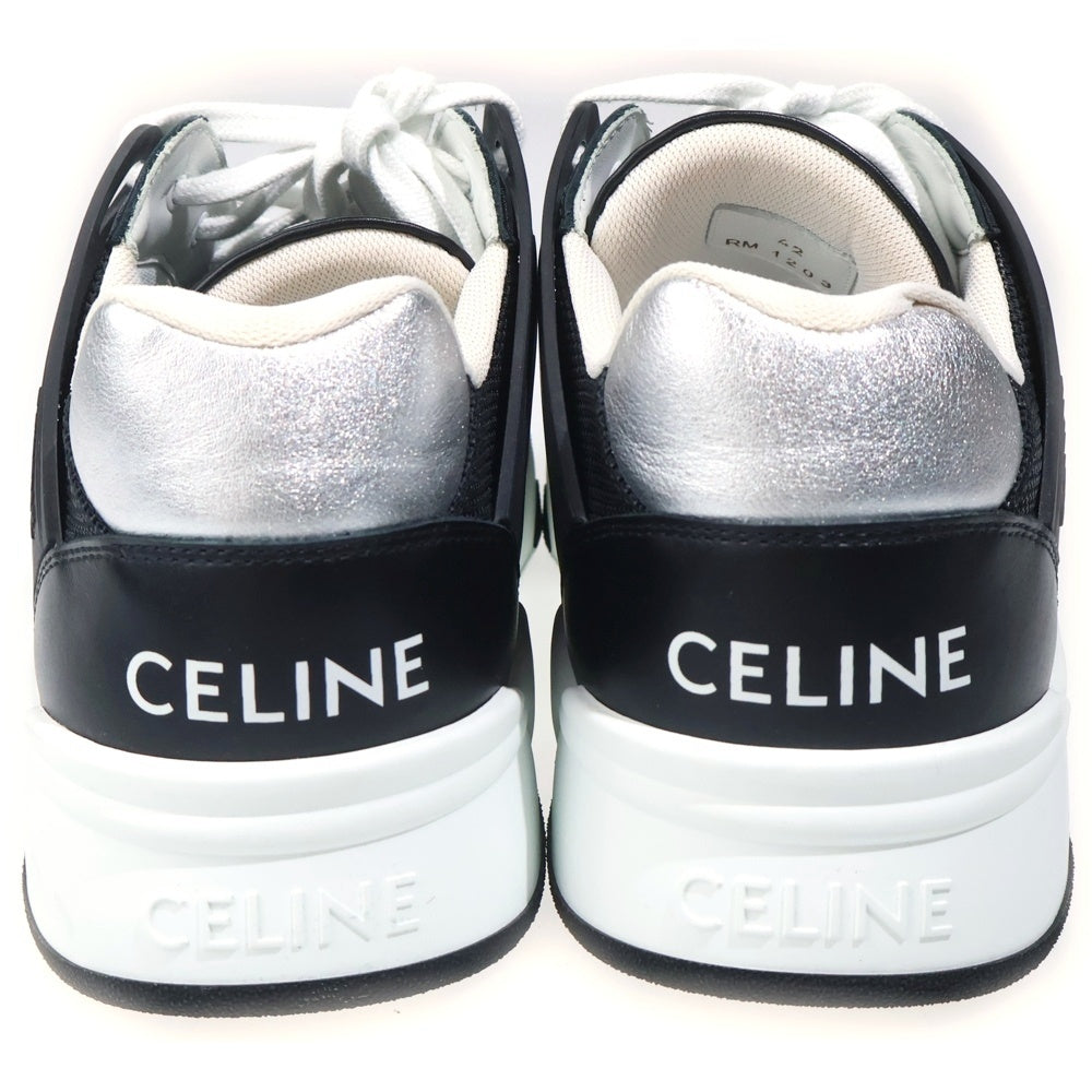 CELINE(セリーヌ) CT-07 カーフスキンメッシュレースアップ ローカットスニーカー ブラック