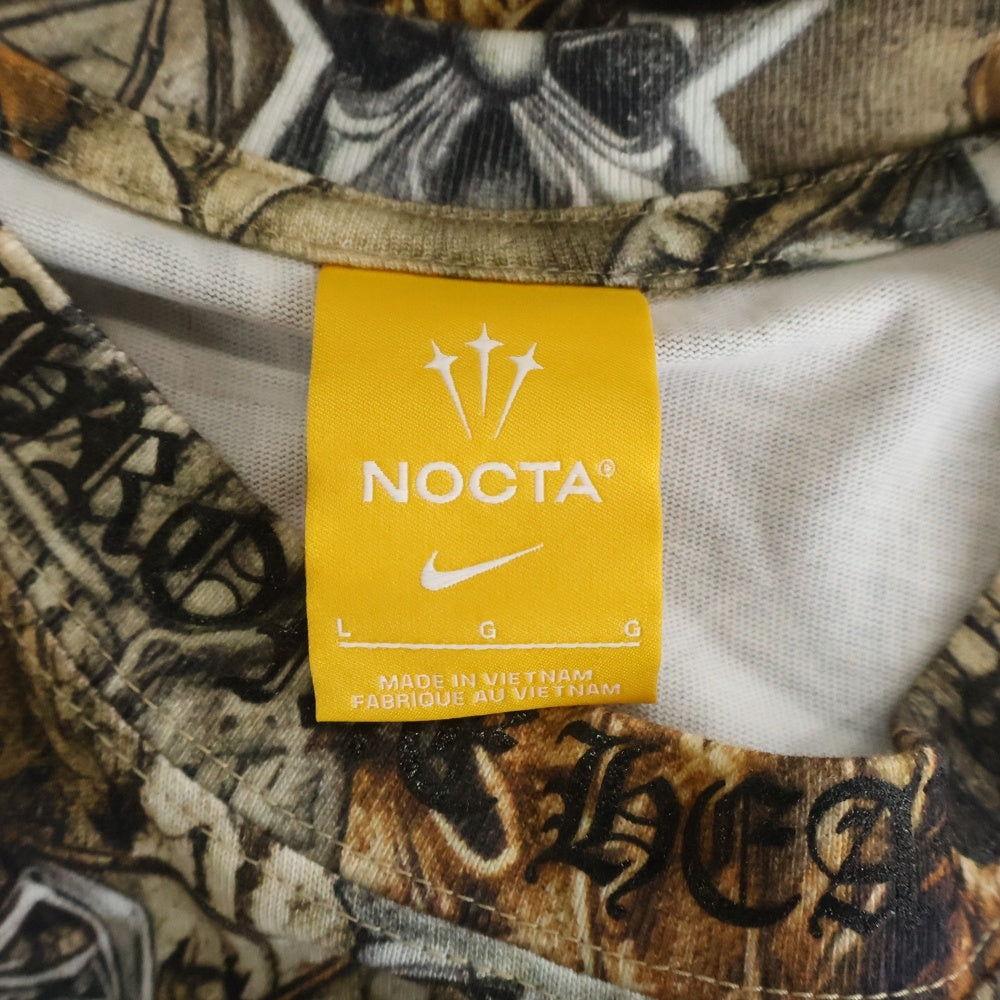 CHROME HEARTS(クロムハーツ) ×NIKE×NOCTA DRAKE ナイキ ノクタ ドレイク クルーネック半袖Tシャツカットソー マルチカラー HJ6902-902