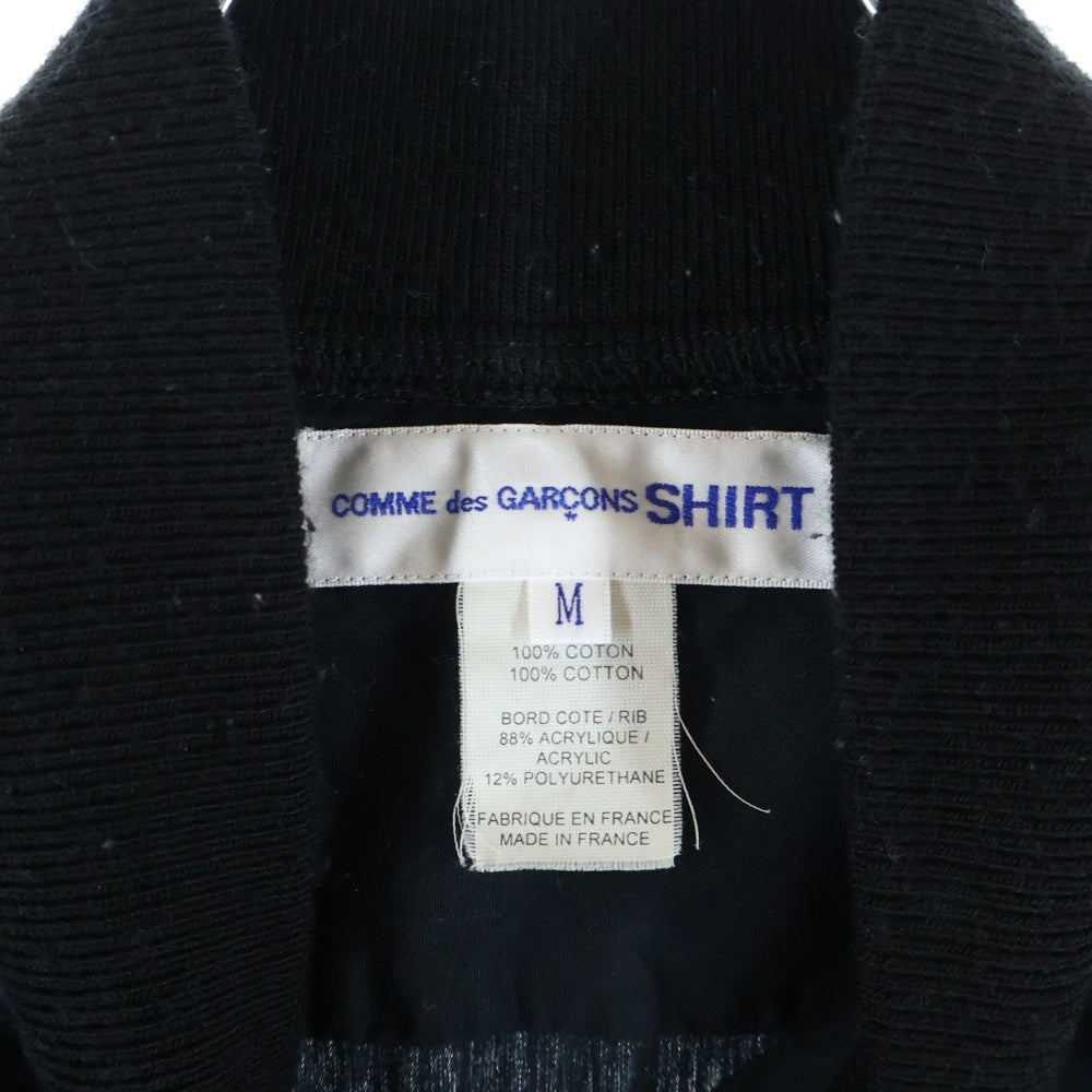 COMME des GARCONS SHIRT(コムデギャルソンシャツ) フロントボタン 長袖シャツブルゾン ブラック W20052