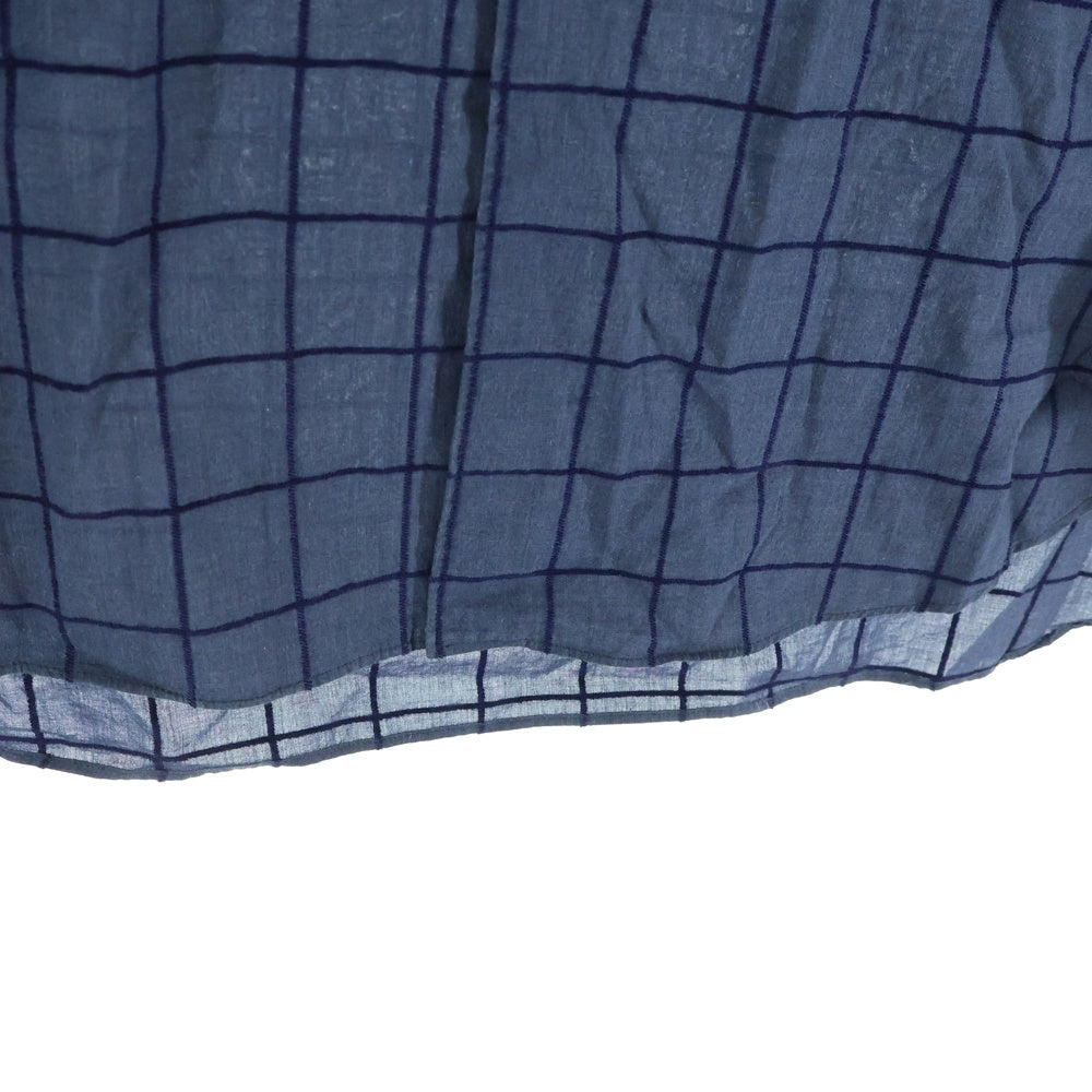 COMME des GARCONS SHIRT(コムデギャルソンシャツ) 解体再構築 袖切り替え 長袖シャツ ネイビー W24035
