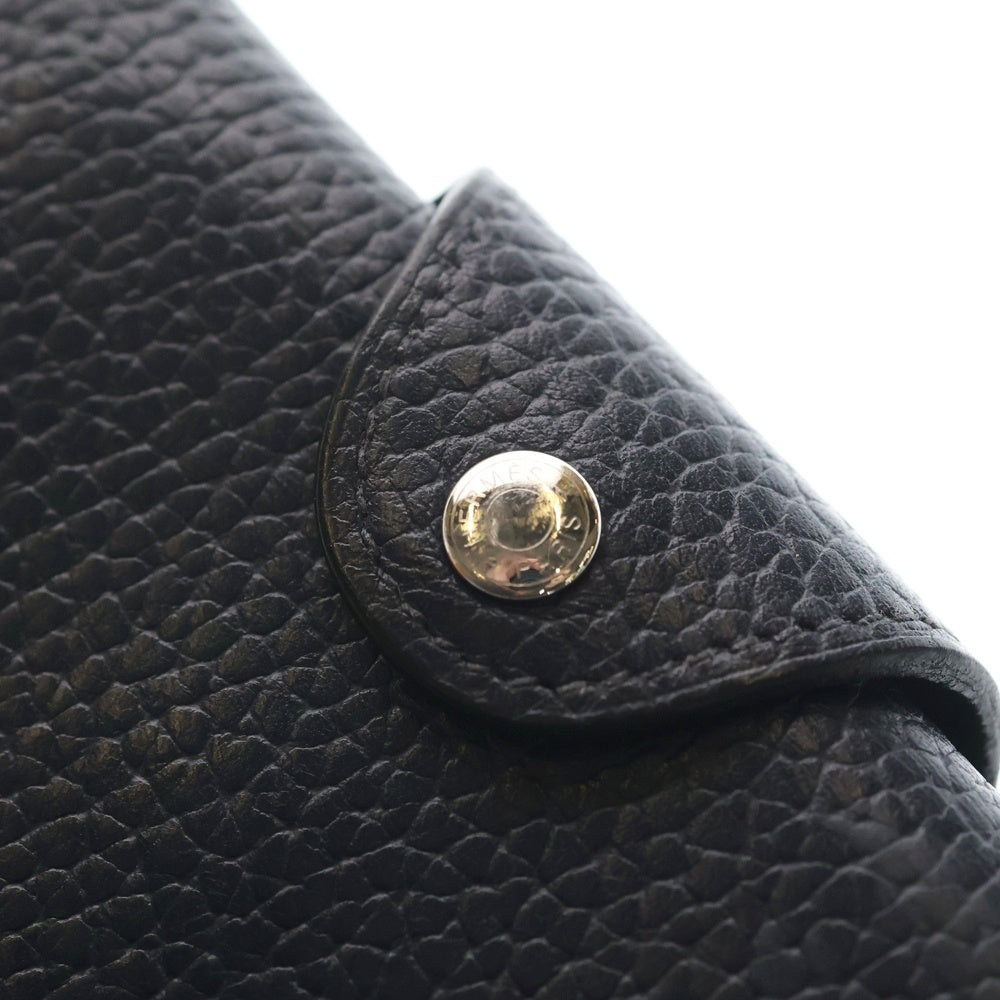 HERMES(エルメス) イリアード コンパクト ヴァッシュトレッキング ブルーニュイ レザーカードケース 名刺入れ ネイビー B刻印/2023年製 レディース