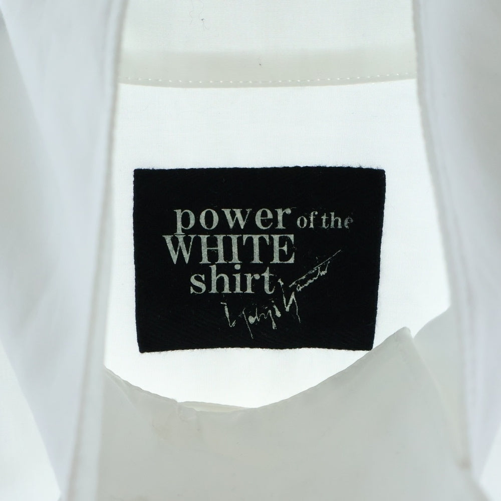 Yohji Yamamoto(ヨウジヤマモト) Power of the WHITE shirt BROAD LONG SLV MANY BUTTONS SHIRT ブロード メニー ボタンデザイン 長袖シャツ ホワイト PL-B01-001