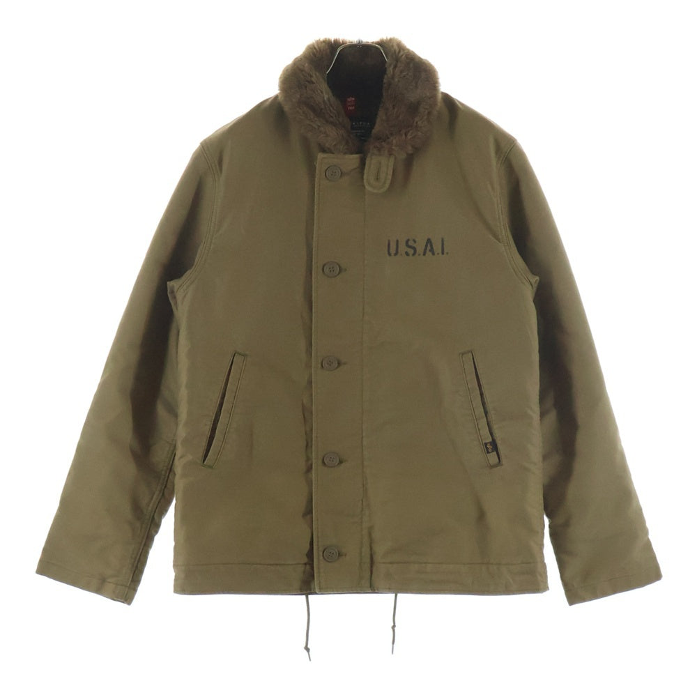 ALPHA INDUSTRIES(アルファ インダストリーズ) N-1 デッキジャケット ブラウン TA1395-116