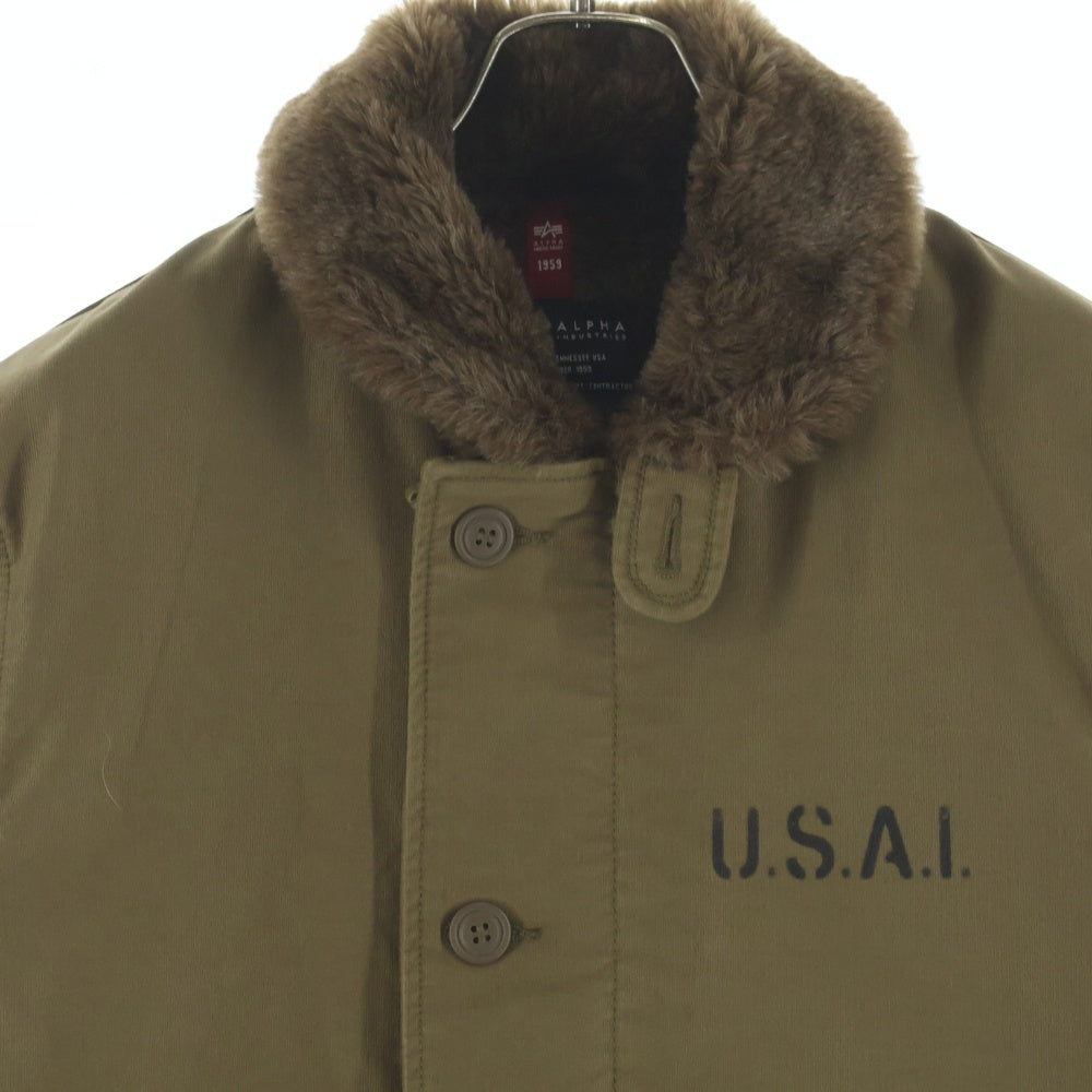 ALPHA INDUSTRIES(アルファ インダストリーズ) N-1 デッキジャケット ブラウン TA1395-116
