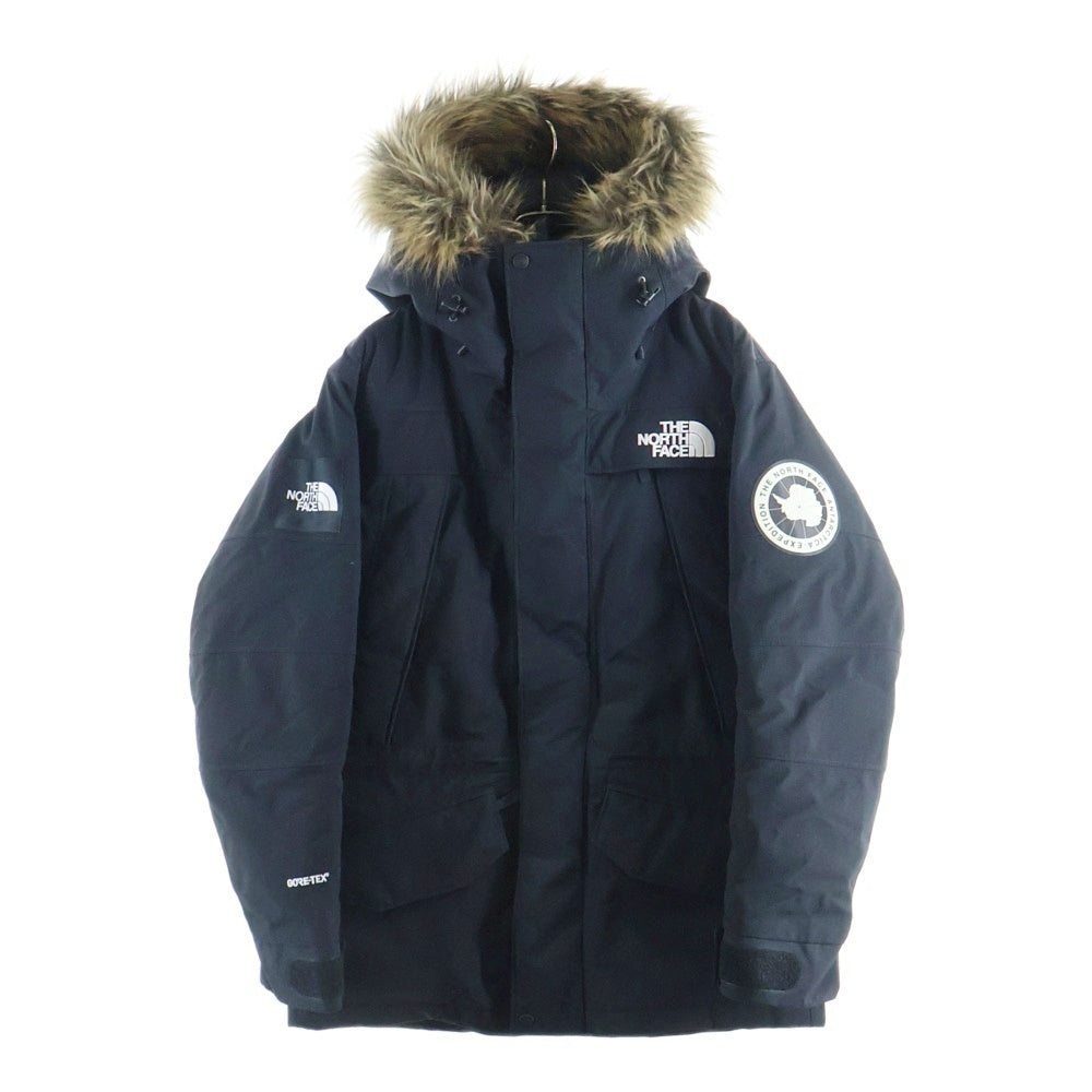 THE NORTH FACE(ザノースフェイス) ANTARCTICA PARKA GORE-TEX アンタークティカ パーカー ゴアテックス ロゴ刺繍 ファー付き フーデッドダウンジャケット アウター ブラック ND91707