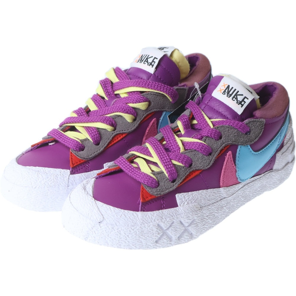 NIKE(ナイキ) ×KAWS×sacai Blazer Low Purple Dusk カウズ サカイ ブレーザー パープルダスク ローカットスニーカー パープル レディース US4/23cm DM7901-500