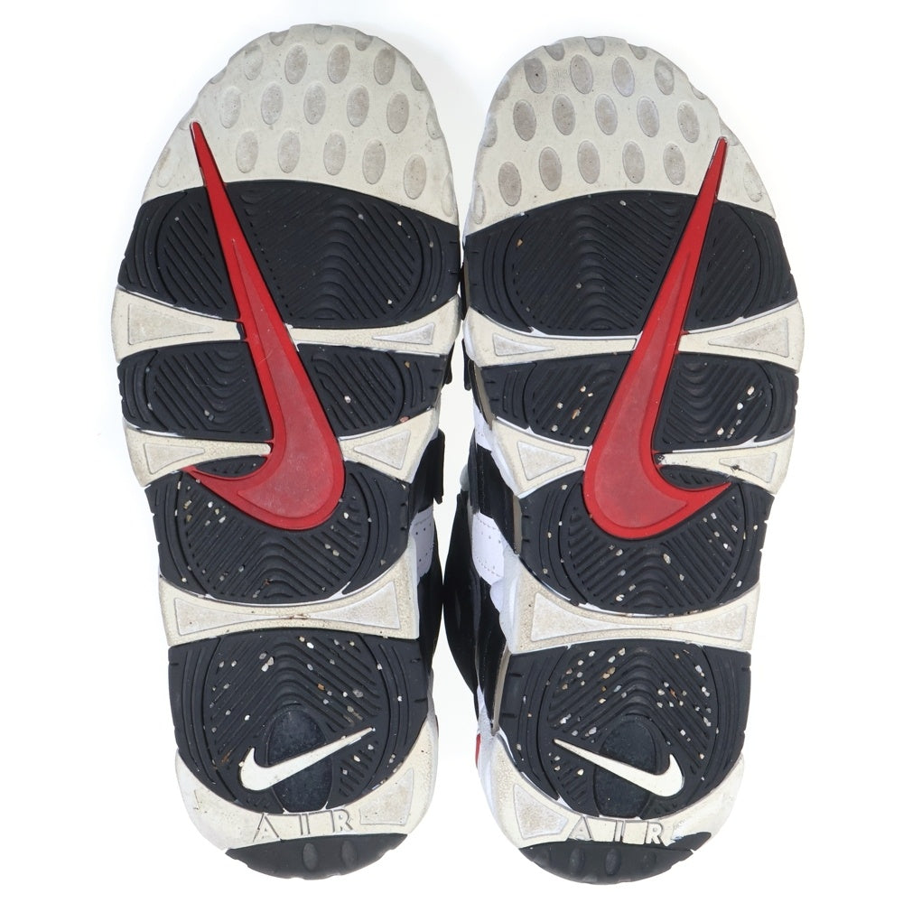 NIKE(ナイキ) Air More up Tempo エアモアアップテンポ ハイカットスニーカー ブラック/ホワイト US9/27cm 414962-105