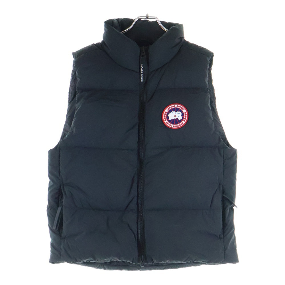 CANADA GOOSE(カナダグース) ロゴワッペン ジップアップ ナイロンダウンベスト ブラック 2804M