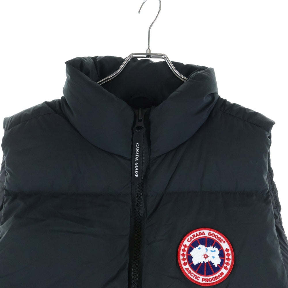 CANADA GOOSE(カナダグース) ロゴワッペン ジップアップ ナイロンダウンベスト ブラック 2804M