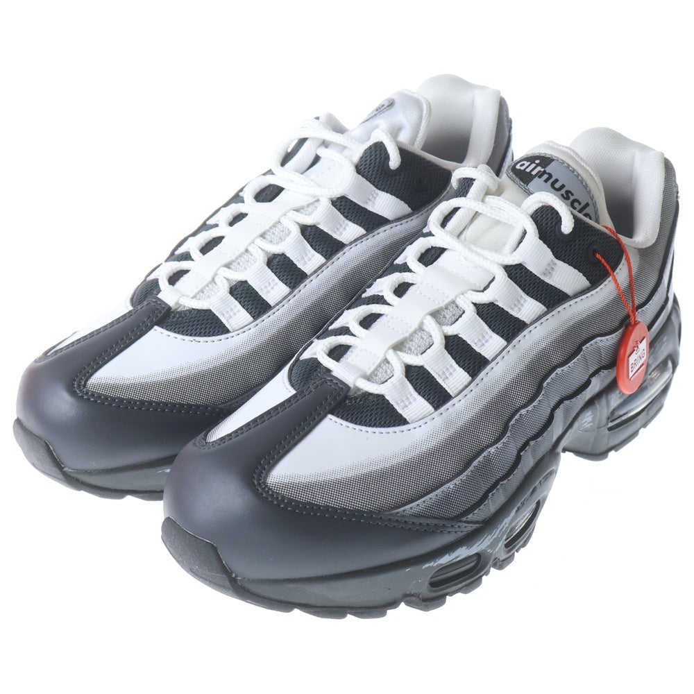 NIKE(ナイキ) ×遊戯王 Air Max 95 Air Muscle/Jonouchi エアマックス95 エアマッスル/城之内 日本限定 ローカットスニーカー ブラック/ホワイト US7.5/25.5cm II7404-100