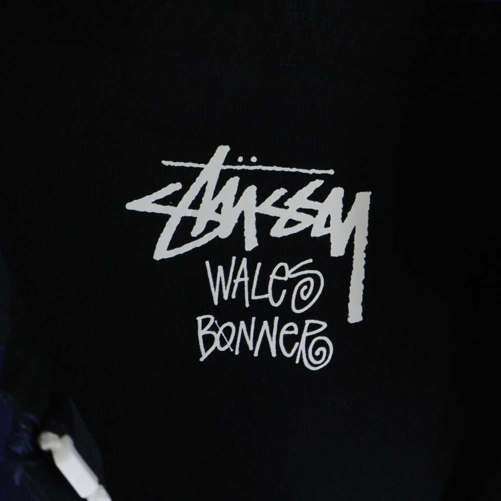 STUSSY(ステューシー) 25AW ×WALES BONNER WB NEOPPRE NE HOODIE ウェールズボナー WB ネオプレン ジップアップフーディージャケット ネイビー/ブルー 315517