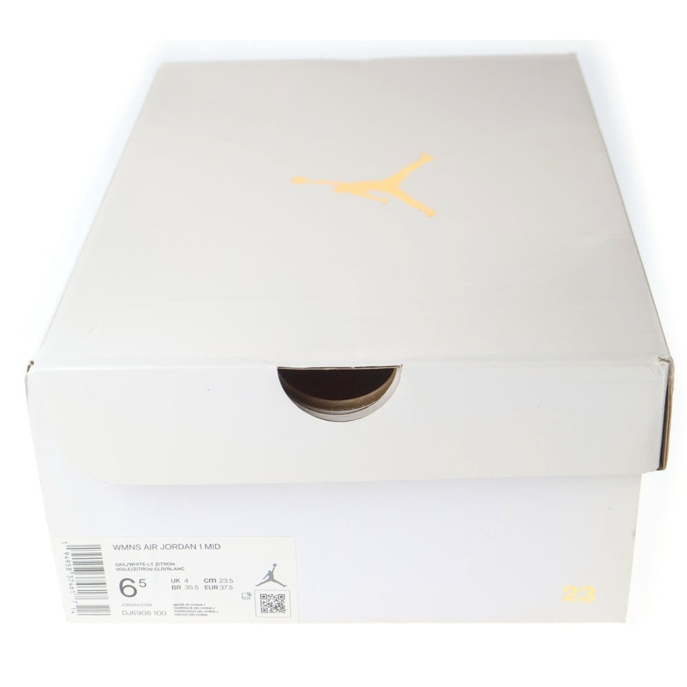 NIKE(ナイキ) WMNS Air Jordan 1 Mid To My First Coach ウィメンズ エアジョーダン1 トゥマイファーストコーチ ミッドカットスニーカー US6.5/23.5cm DJ6908-100 レディース
