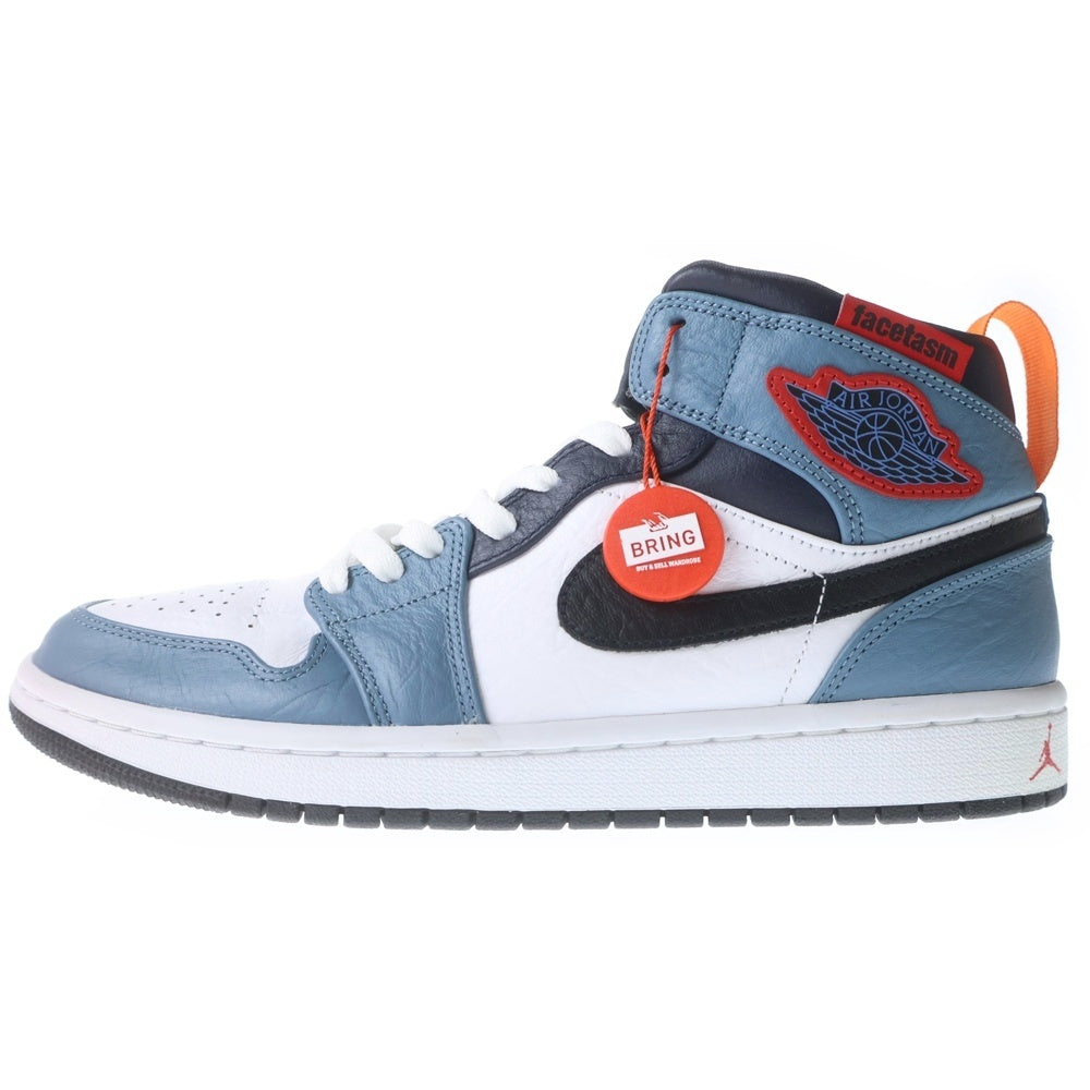 NIKE(ナイキ) ×FACETASM Air Jordan 1 Mid ファセッタズム エアジョーダン1 ミッドカットスニーカー ネイビー US9.5/27.5cm CU2802-100
