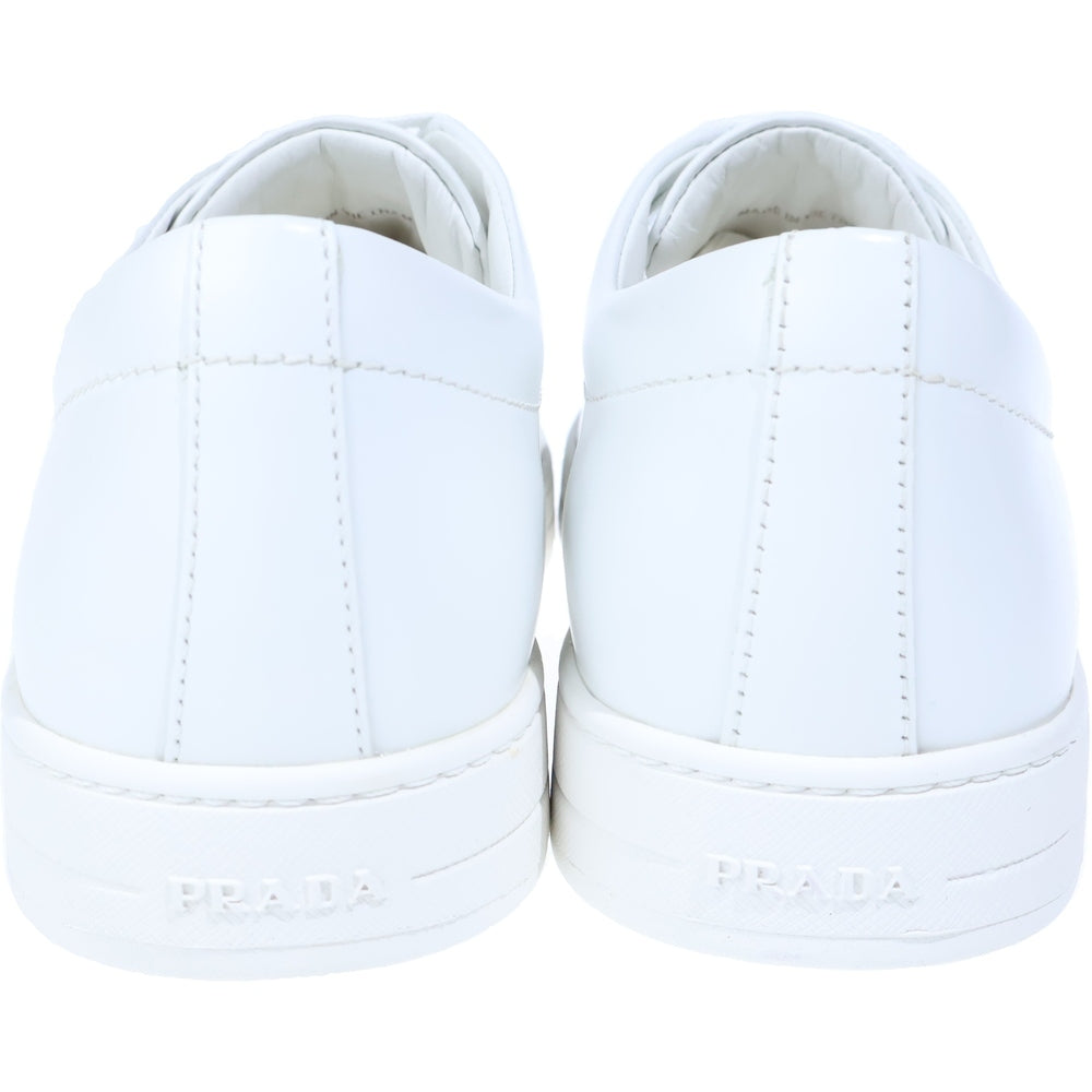 PRADA(プラダ) オールレザー ローカットスニーカー シューズ ホワイト DNC112