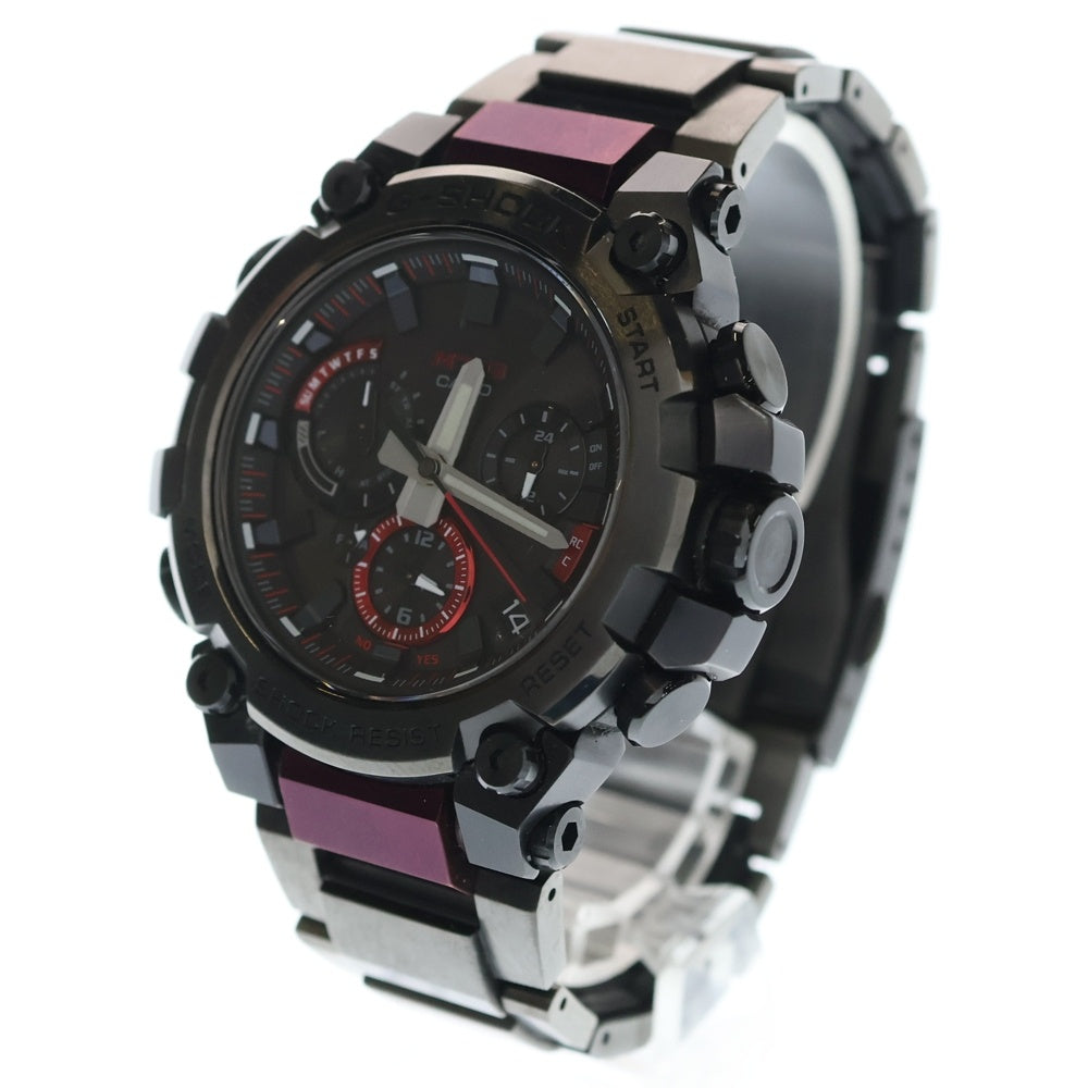 CASIO G-SHOCK(カシオ ジーショック) MT-G G-SHOCK ソーラー電波腕時計 ブラック/レッド MTG-B1000