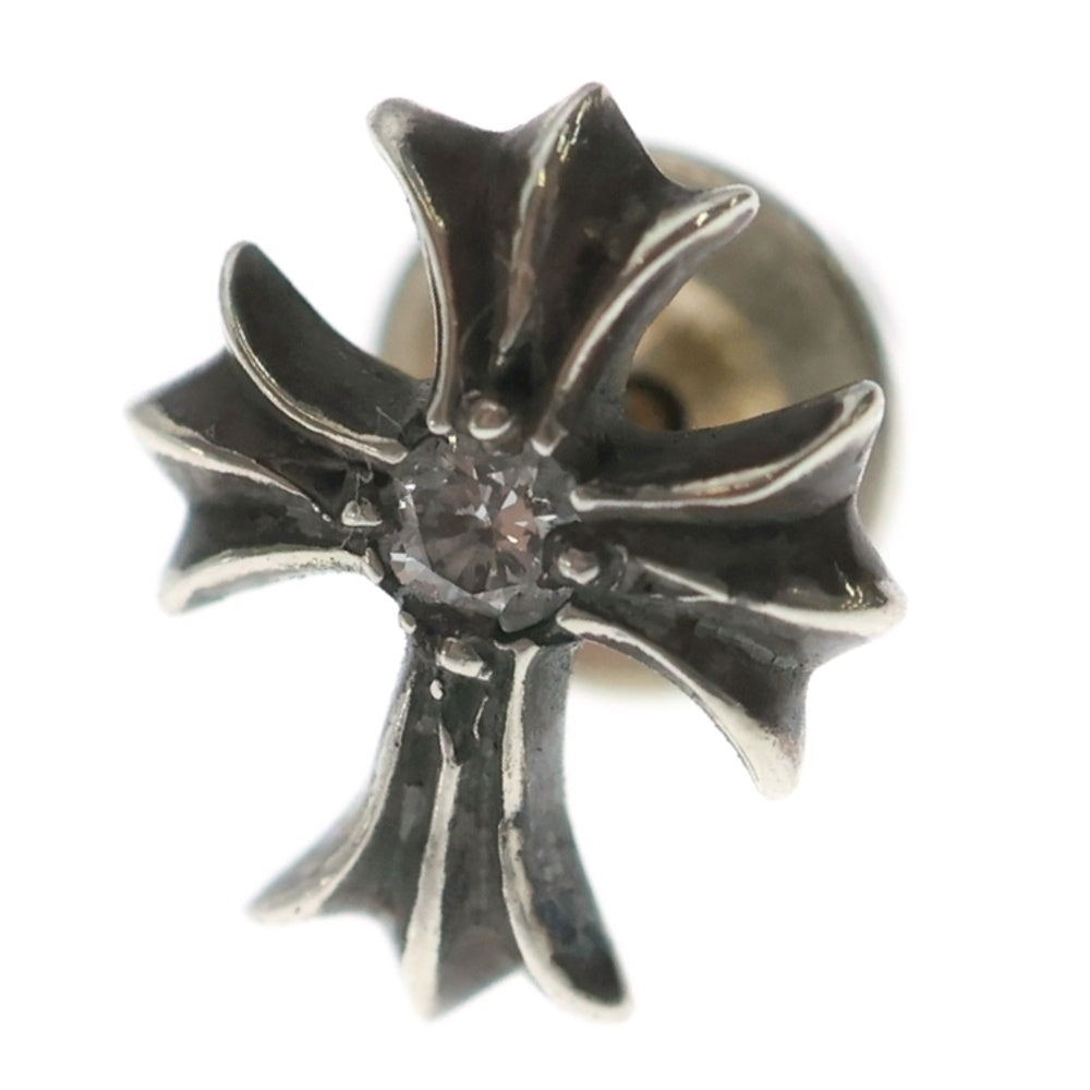 CHROME HEARTS(クロムハーツ) No2 CH CRS DIA CHクロススタッド 1ダイヤピアス シルバー