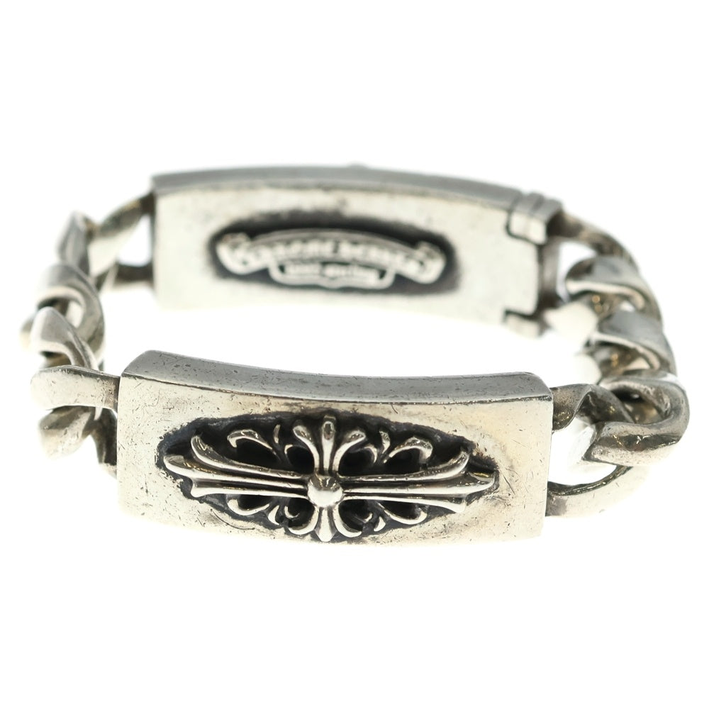 CHROME HEARTS(クロムハーツ) ID DBL FLRL DGGR ダブルID フローラルダガー ブレスレット シルバー