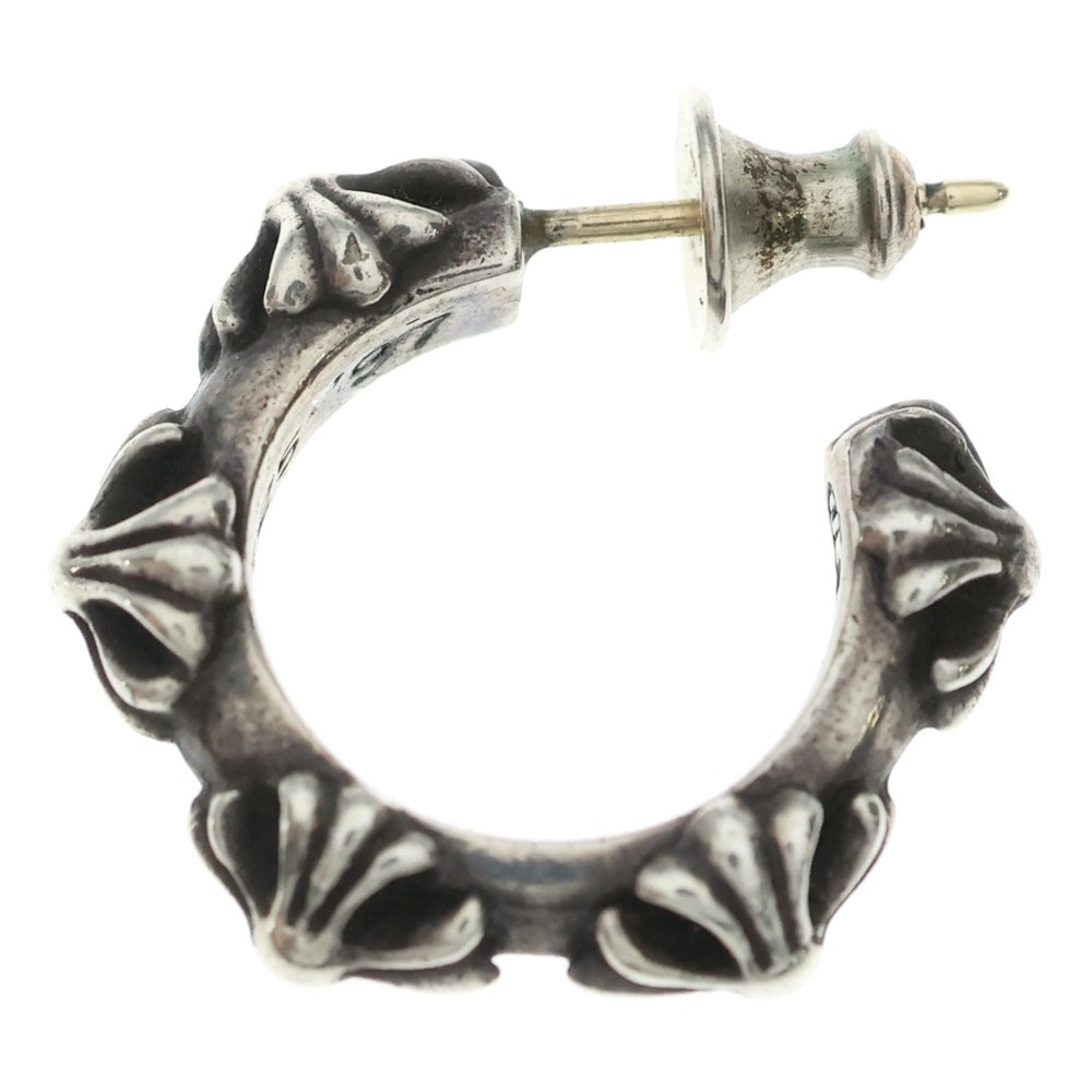 CHROME HEARTS(クロムハーツ) OLD HOOP CROSS オールド クロスバンド フープピアス シルバー