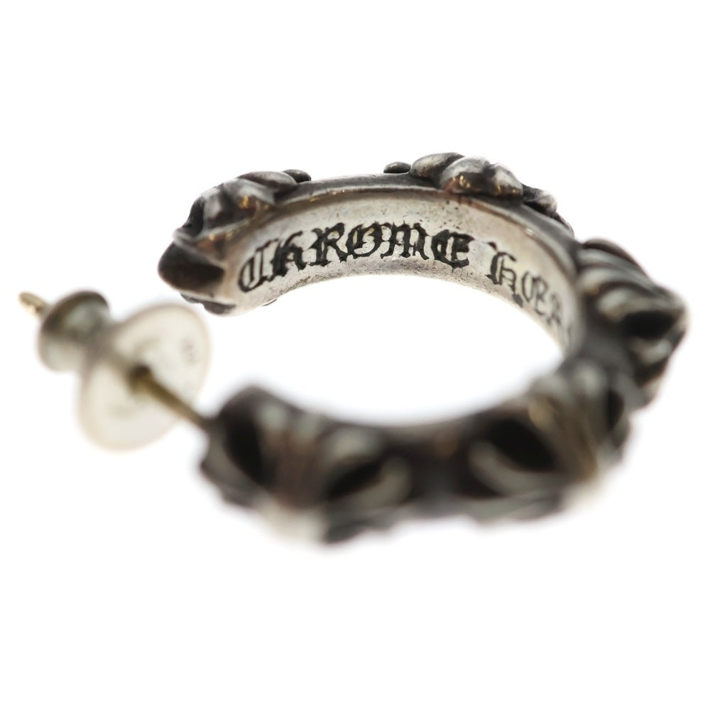 CHROME HEARTS(クロムハーツ) OLD HOOP CROSS オールド クロスバンド フープピアス シルバー