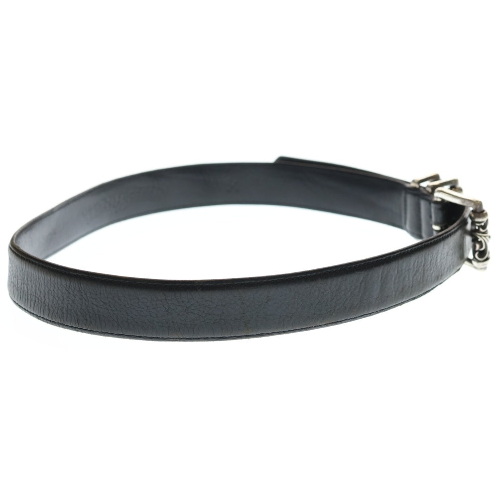 CHROME HEARTS(クロムハーツ) BLT ROLLER 3PC1.5inch 3PCローラーバックル レザーベルト シルバー BCA357