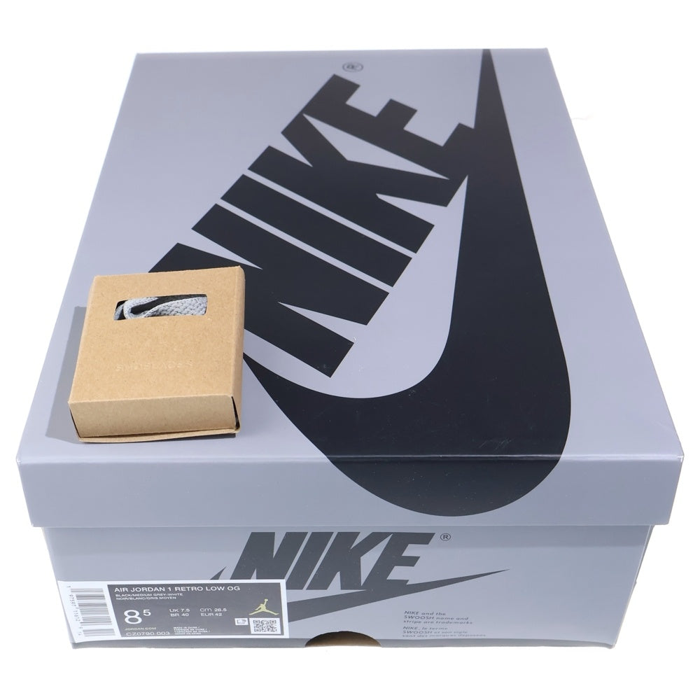 NIKE(ナイキ) Air Jordan 1 Retro Low OG Shadow エアジョーダン1 レトロ OG シャドウ ローカットスニーカー グレー US8.5/26.5cm CZ0790-003