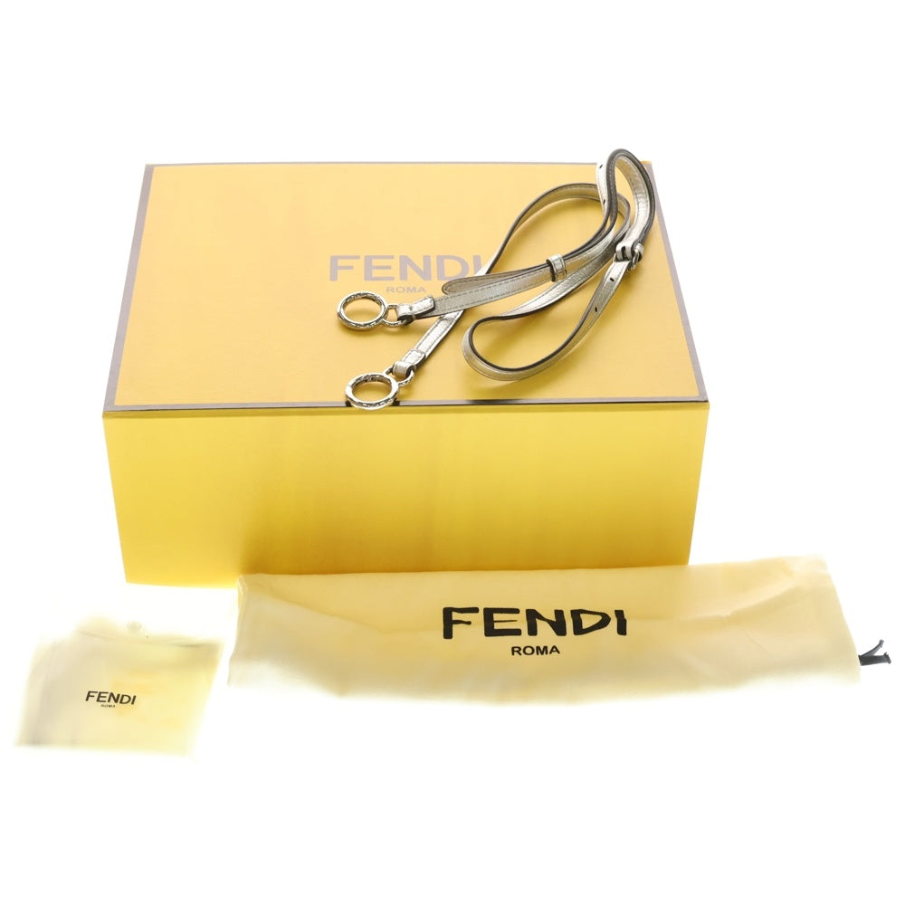 FENDI(フェンディ) ピーカブー ミニ 2WAYハンドショルダーバッグ シルバー 8BN244 レディース
