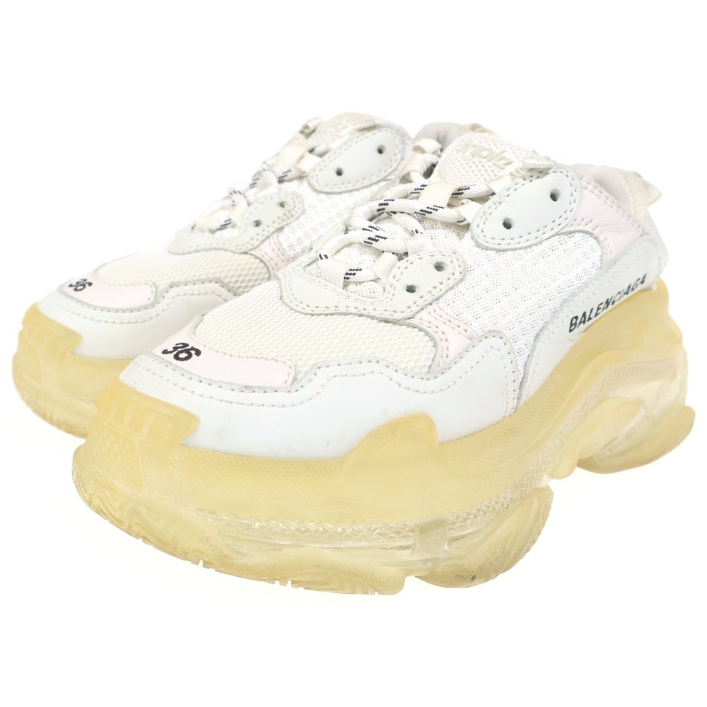 BALENCIAGA(バレンシアガ) TRIPLE S トリプルエスレースアップ ローカットスニーカー ホワイト 544351 レディース