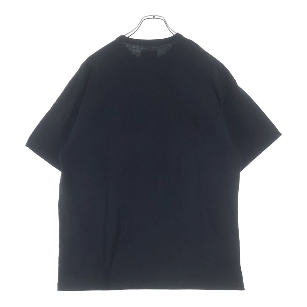 WTAPS(ダブルタップス) フロントロゴプリント クルーネック半袖Tシャツカットソー ブラック 241ATDT-CSM30