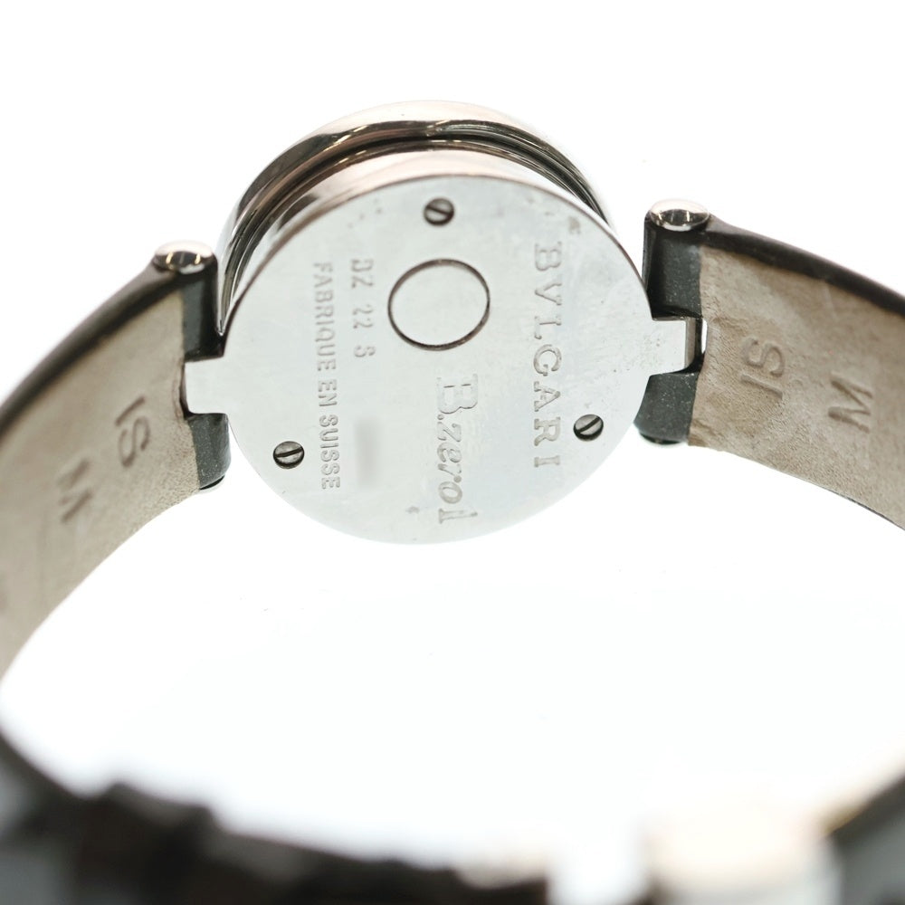 BVLGARI(ブルガリ) B-zero1 12Pダイヤ ブルーシェル クォーツ腕時計 シルバー