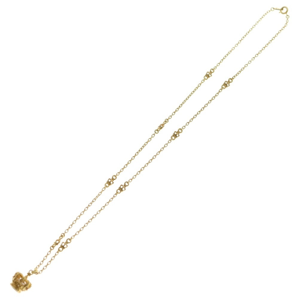 Justin Davis(ジャスティンデイヴィス) クラウンモチーフ チェーンネックレストップ ゴールド レディース