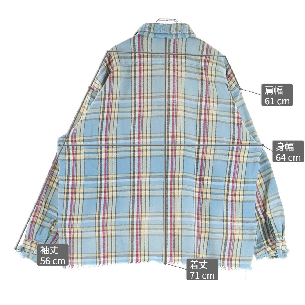 SAINT MICHAEL(セントマイケル) 25SS FLANNEL SHIRT CHECK チェック柄