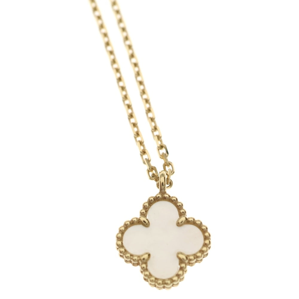 Van Cleef & Arpels(ヴァンクリーフアンドアーペル) スウィートアルハンブラ ネックレス ペンダント Au750 ゴールド レディース