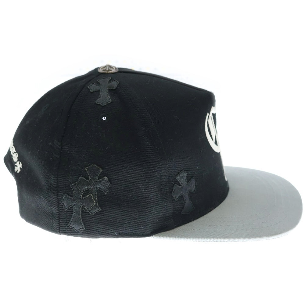 CHROME HEARTS(クロムハーツ) Trucker Cap クロスパッチ CH刺繍ロゴ トラッカーキャップ 帽子 ブラック グレー