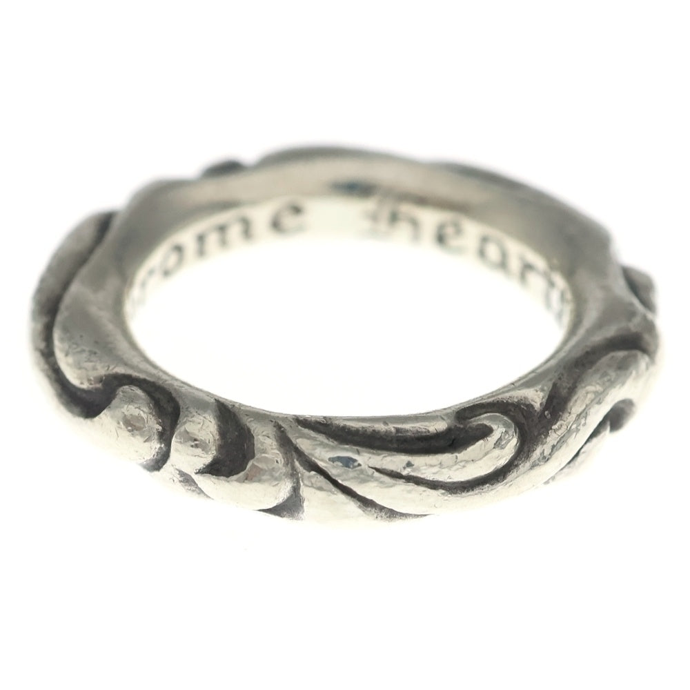 CHROME HEARTS(クロムハーツ) SCRL BAND スクロールバンド リング シルバー BCA351
