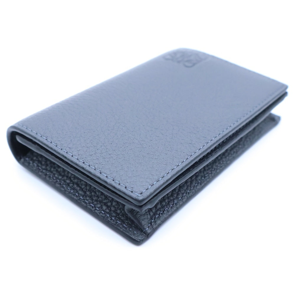 LOEWE(ロエベ) BUSINESS CARDHHOLDER アナグラムロゴ レザー ビジネスカードフォルダー グレー C660M97X05