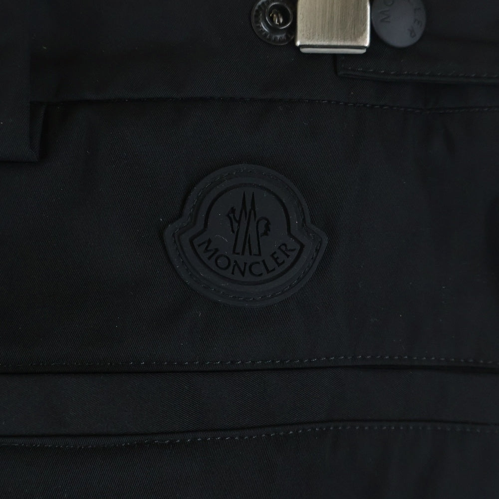 MONCLER(モンクレール) PANTALONI TROUSERS バックロゴ ストレートナイロンパンツ H20912A00006 5968X