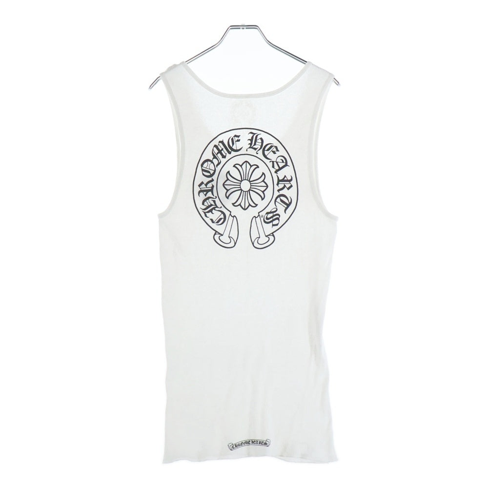 CHROME HEARTS(クロムハーツ) Horseshoe ホースシュープリント タンクトップ ホワイト