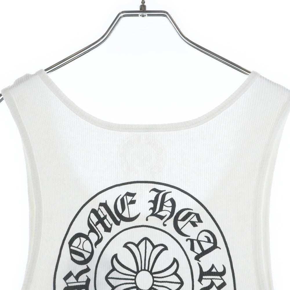CHROME HEARTS(クロムハーツ) Horseshoe ホースシュープリント タンクトップ ホワイト