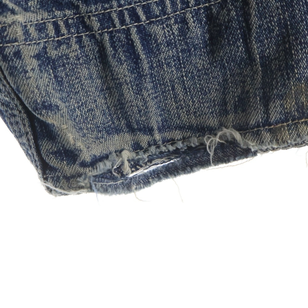 NO BRAND(ノーブランド) VINTAGE 40S HERCULES DENIM COVERALL フロントボタン カバーオールデニムジャケット インディゴ