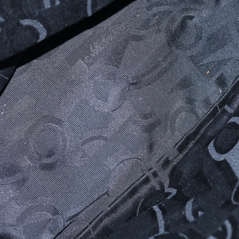 Salvatore Ferragamo(サルヴァトーレ フェラガモ) キャンバスレザー チェーントートバッグ ブラック/ゴールド レディース AU-21 5252