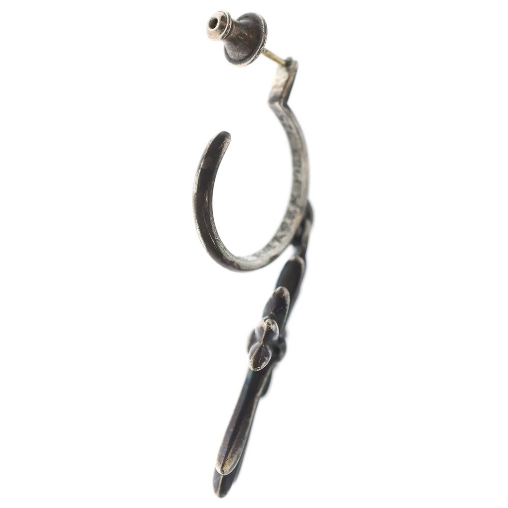 CHROME HEARTS(クロムハーツ) TINY CH CROSS タイニーCHクロス フープピアス シルバー BCA115