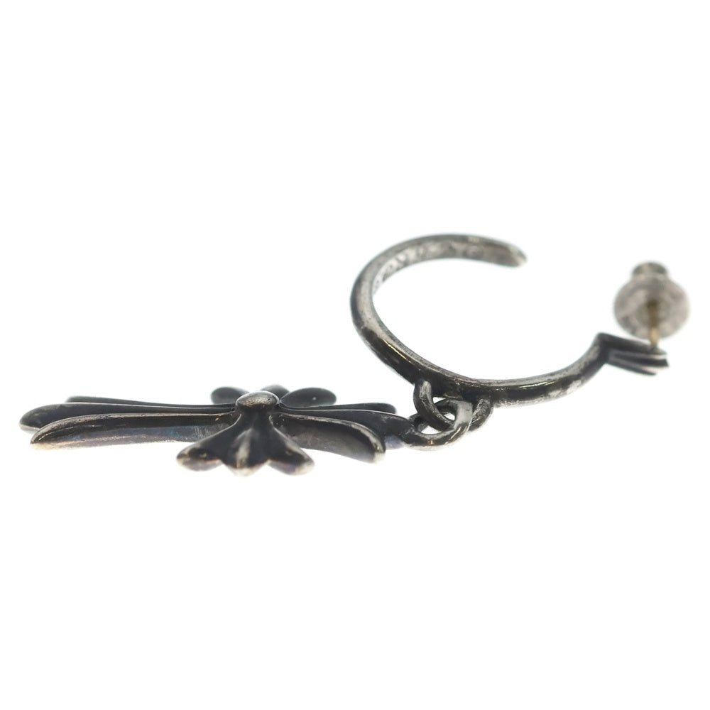 CHROME HEARTS(クロムハーツ) TINY CH CROSS タイニーCHクロス フープピアス シルバー BCA115