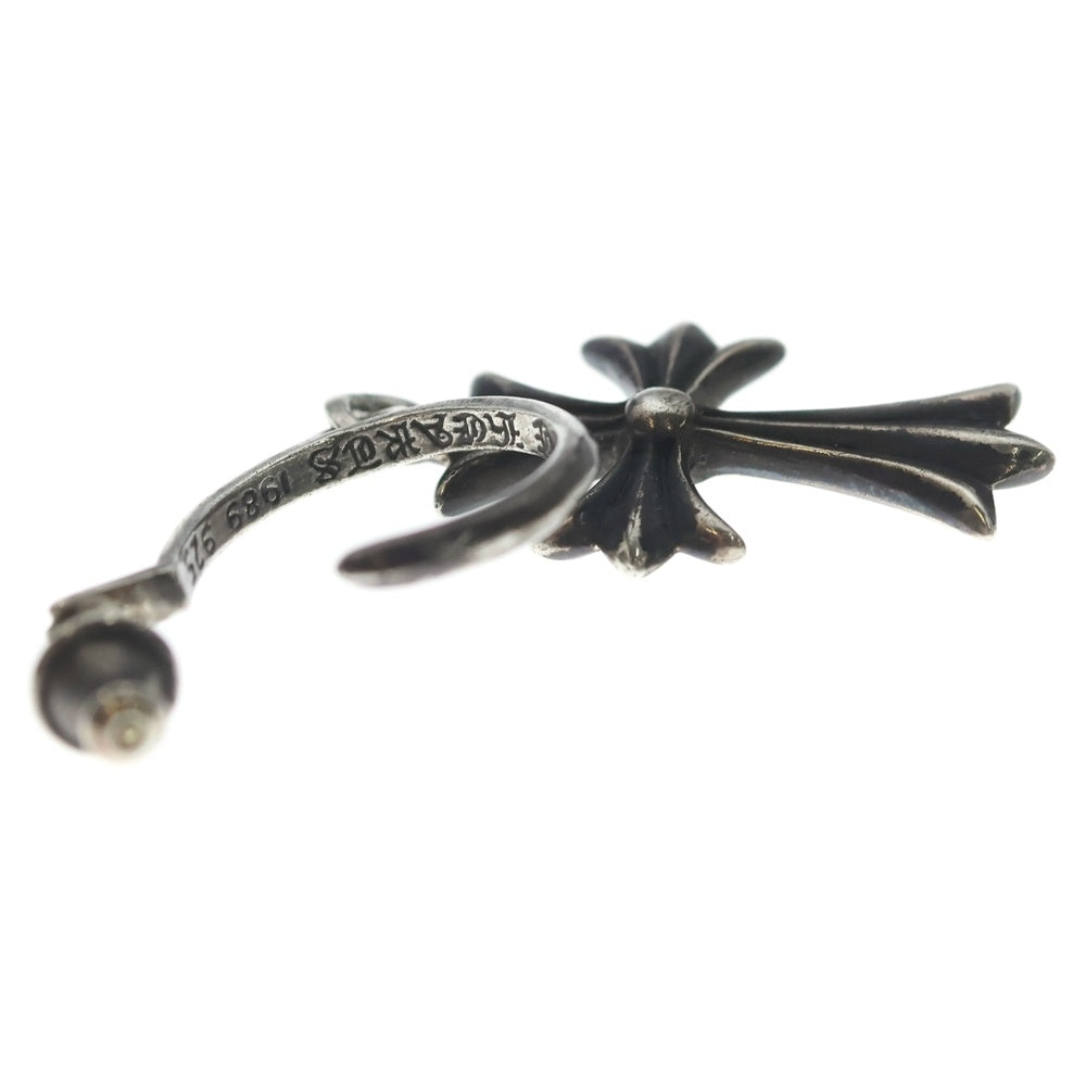 CHROME HEARTS(クロムハーツ) TINY CH CROSS タイニーCHクロス フープピアス シルバー BCA115
