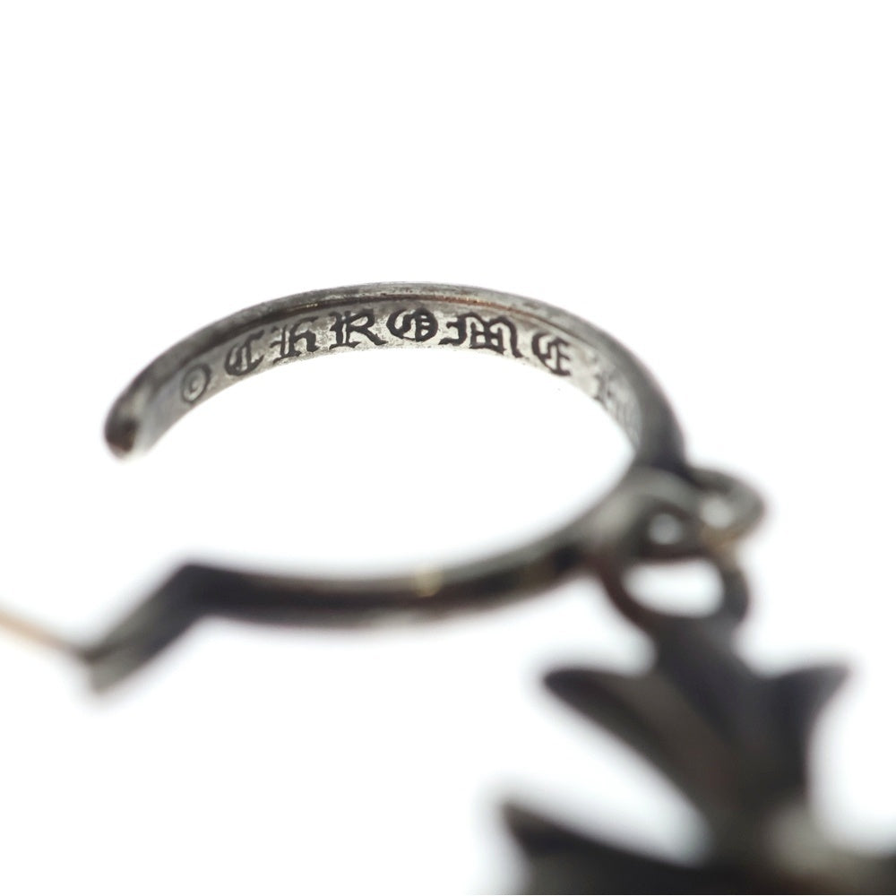 CHROME HEARTS(クロムハーツ) TINY CH CROSS タイニーCHクロス フープピアス シルバー BCA115