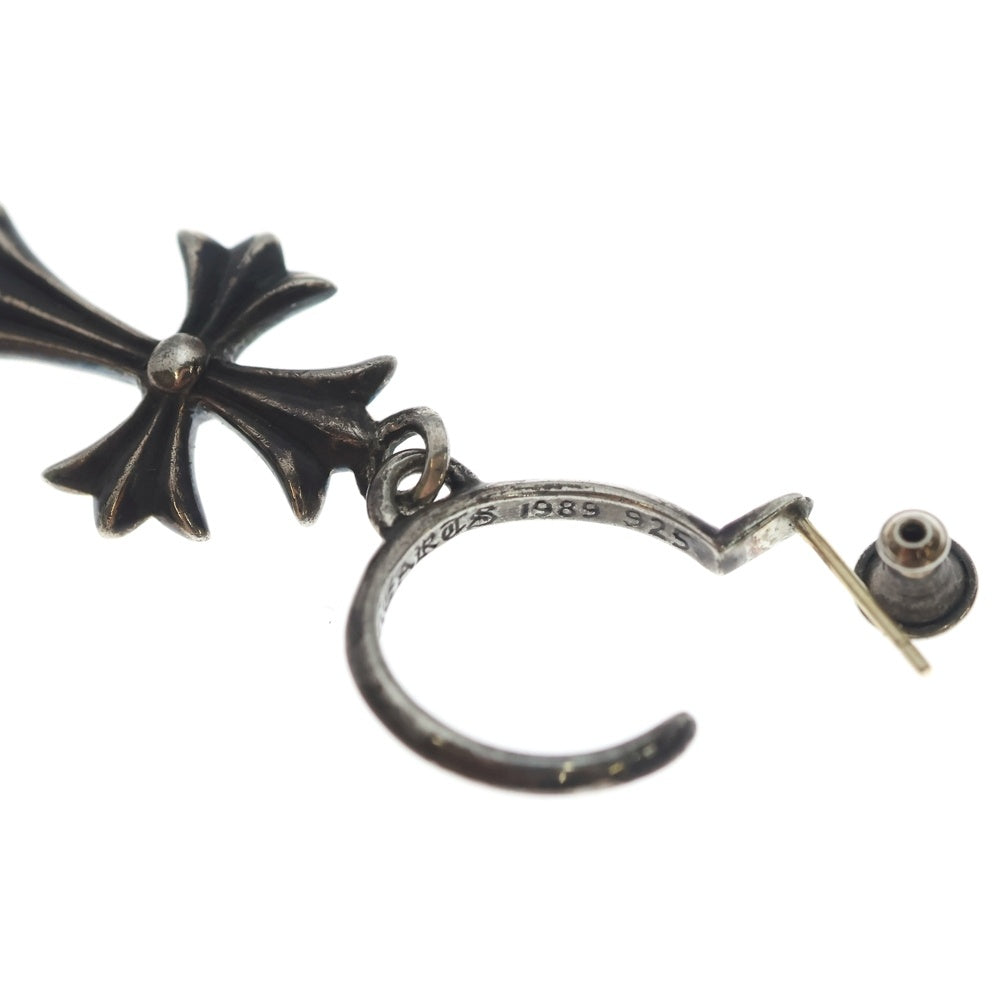 CHROME HEARTS(クロムハーツ) TINY CH CROSS タイニーCHクロス フープピアス シルバー BCA115