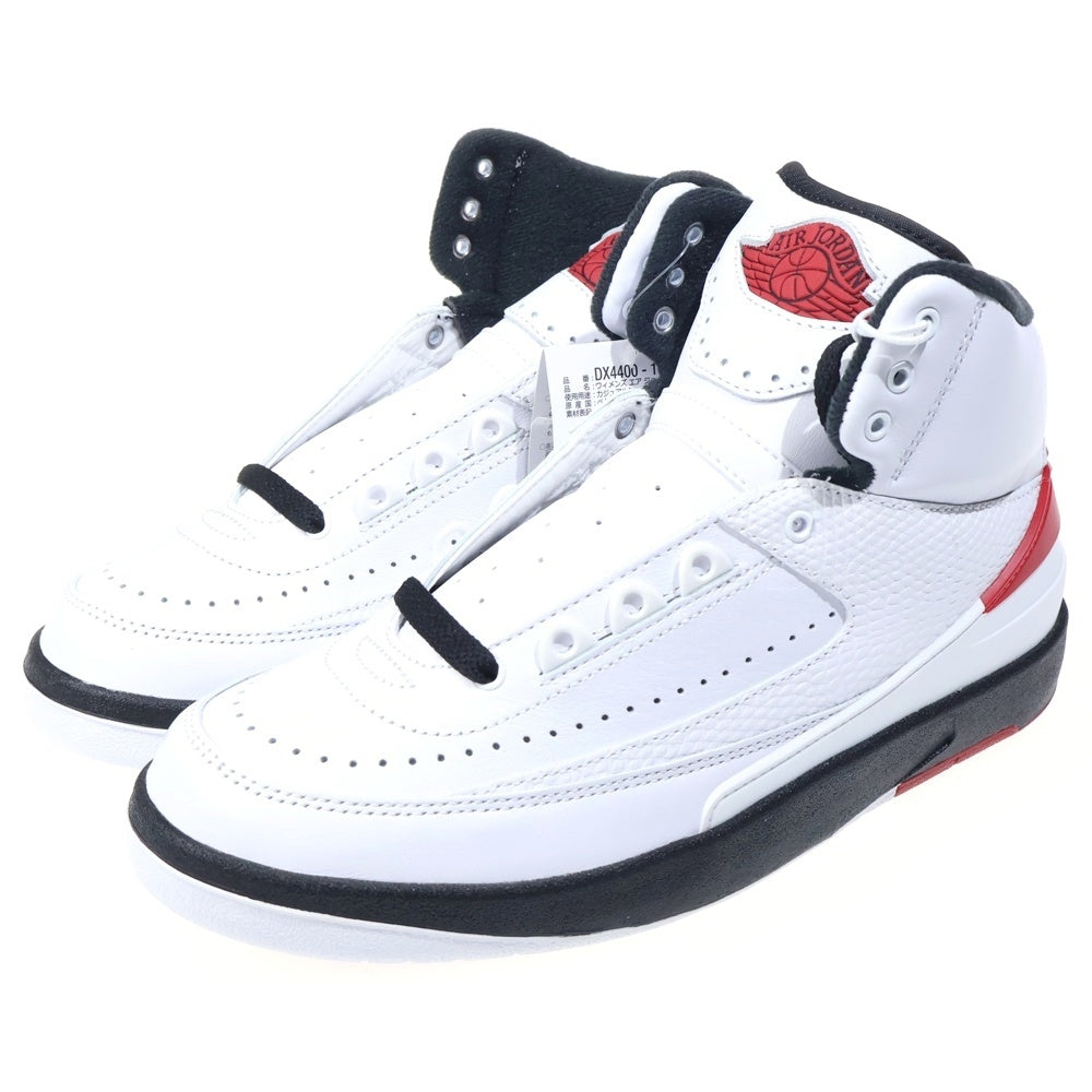 NIKE(ナイキ) WMNS Air Jordan2 Chicago 2022 エアジョーダン2 シカゴ 2022 ハイカットスニーカー US7.5/24.5cm ホワイト/レッド DX4400-106 レディース