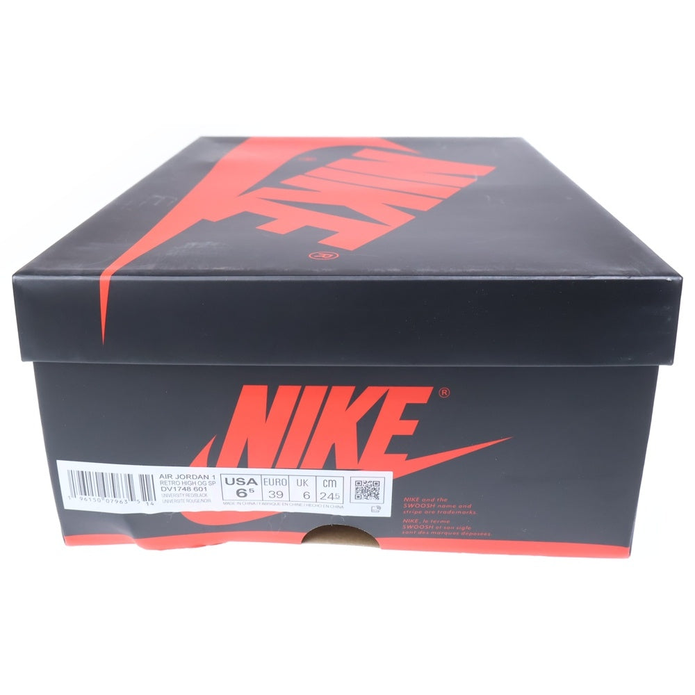 NIKE(ナイキ) ×スパイダーマン エアジョーダン1 レトロ ハイ OG SP スパイダーマン・アクロス・ザ・スパイダーバース ハイカットスニーカー US6.5/24.5cm DV1748-601