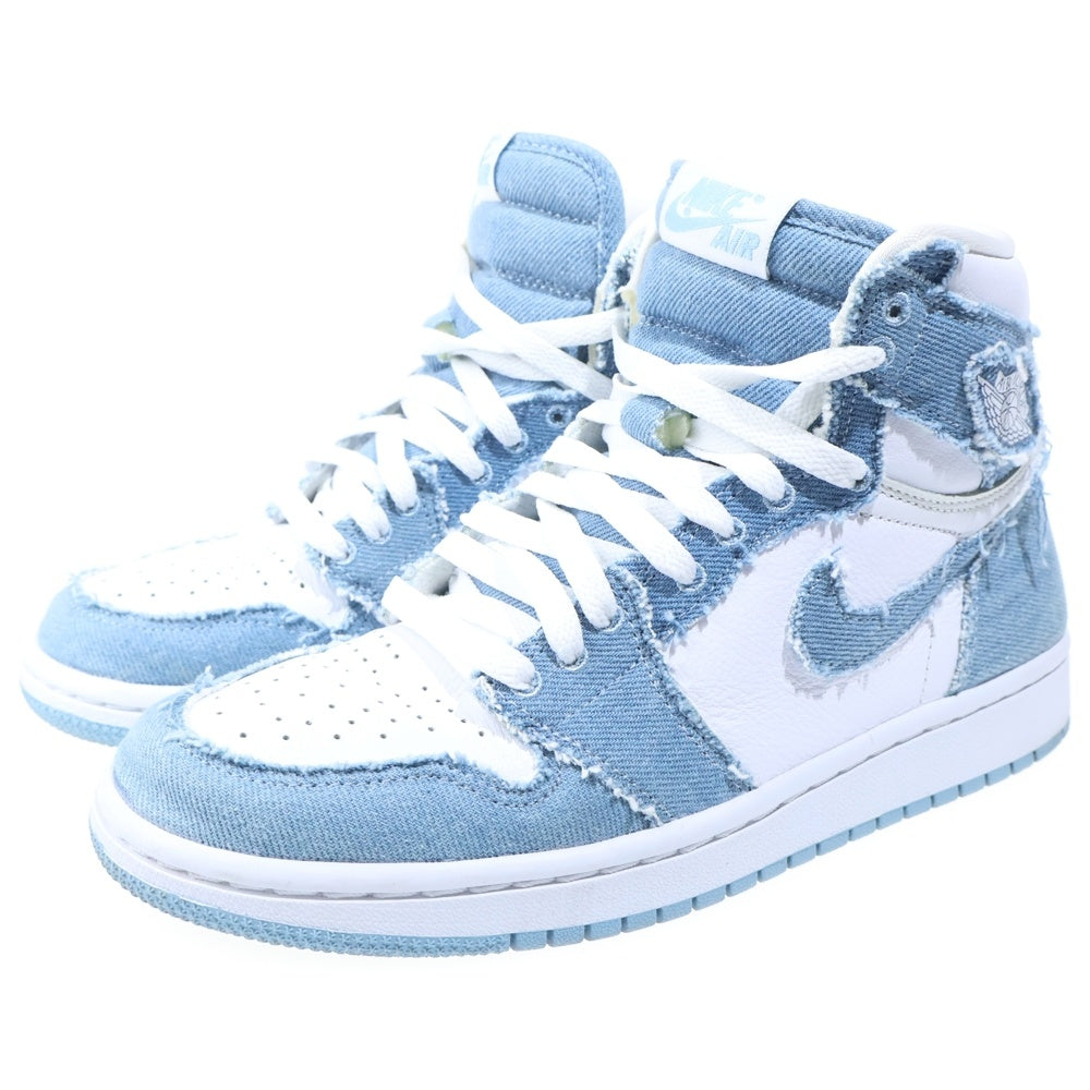 NIKE(ナイキ) WMNS Air Jordan 1 High OG Denim エアジョーダン1 OG デニム レディース ハイカットスニーカー US7.5/24.5cm インディゴ DM9036-104
