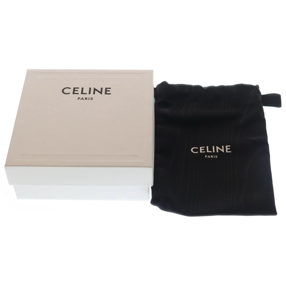 CELINE(セリーヌ) TRIOMPHE POM-POM CHARM ポンポンチャーム トリオンフロゴ バッグチャーム キーリング ピンク/ブラウン 49J663GSH.19PI レディース